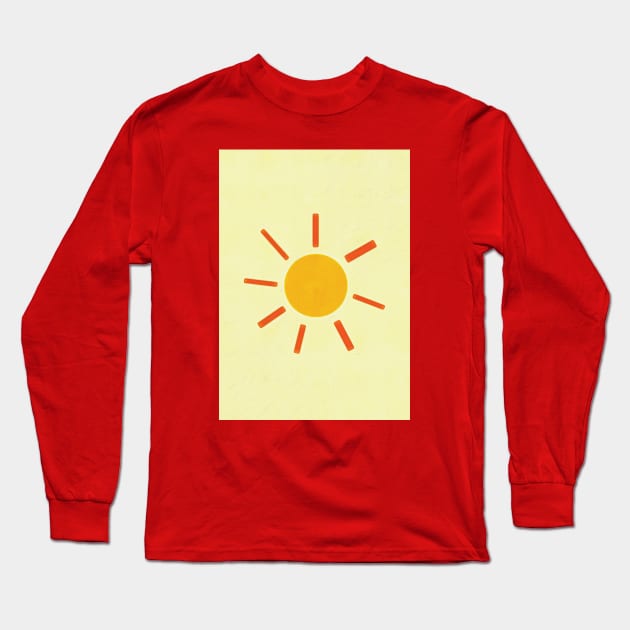 Simple Sunshine Long Sleeve T-Shirt by OZOROZO